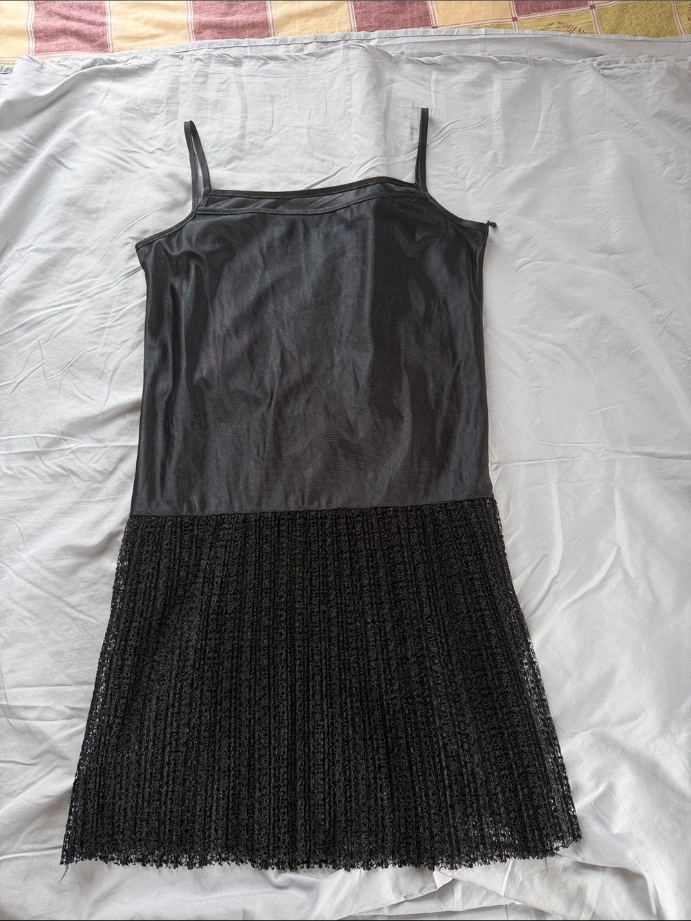 Classic Black Spaghetti-Strap Dress